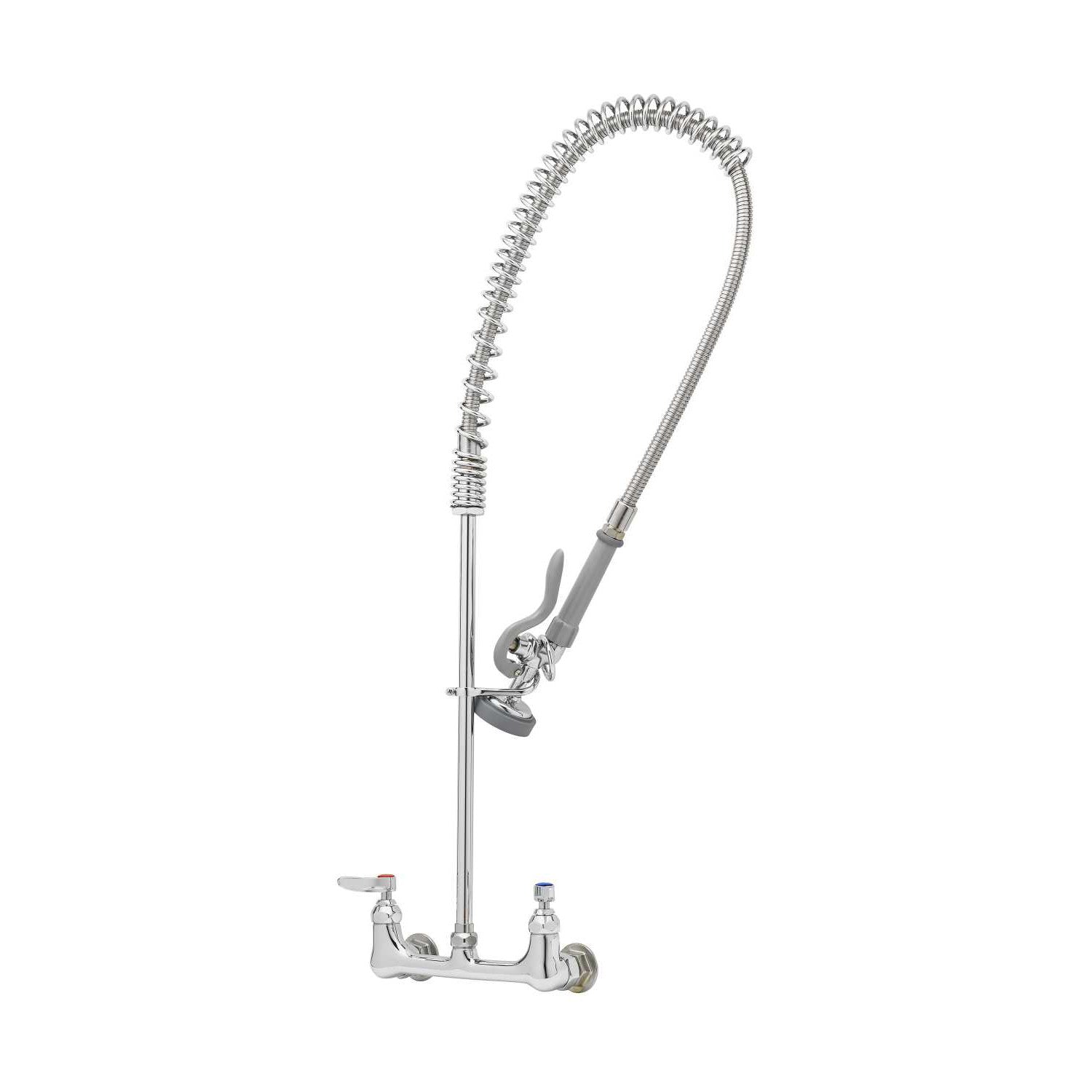 T & S Brass 8" Wall Mount Pre-Rinse Unit