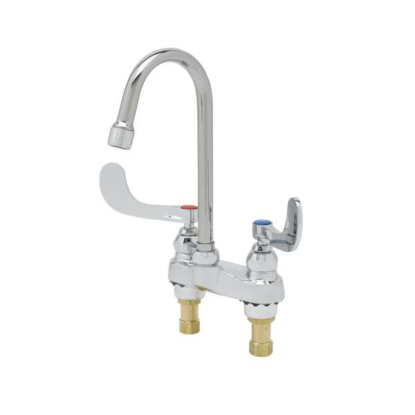 4 In Lav Faucet W/Goose Neck Spout