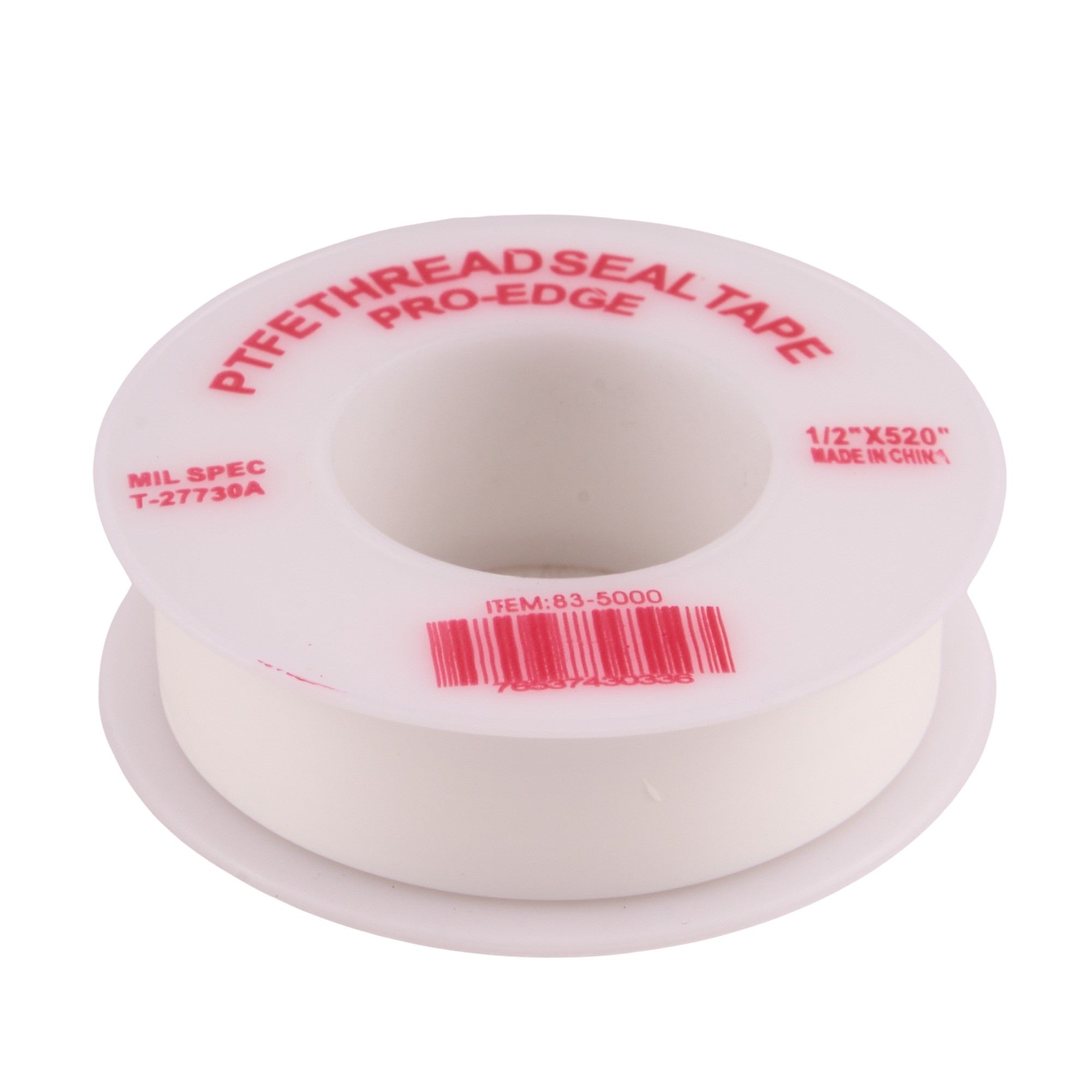 PTFE Thread Seal Tape 1/2" x 520"