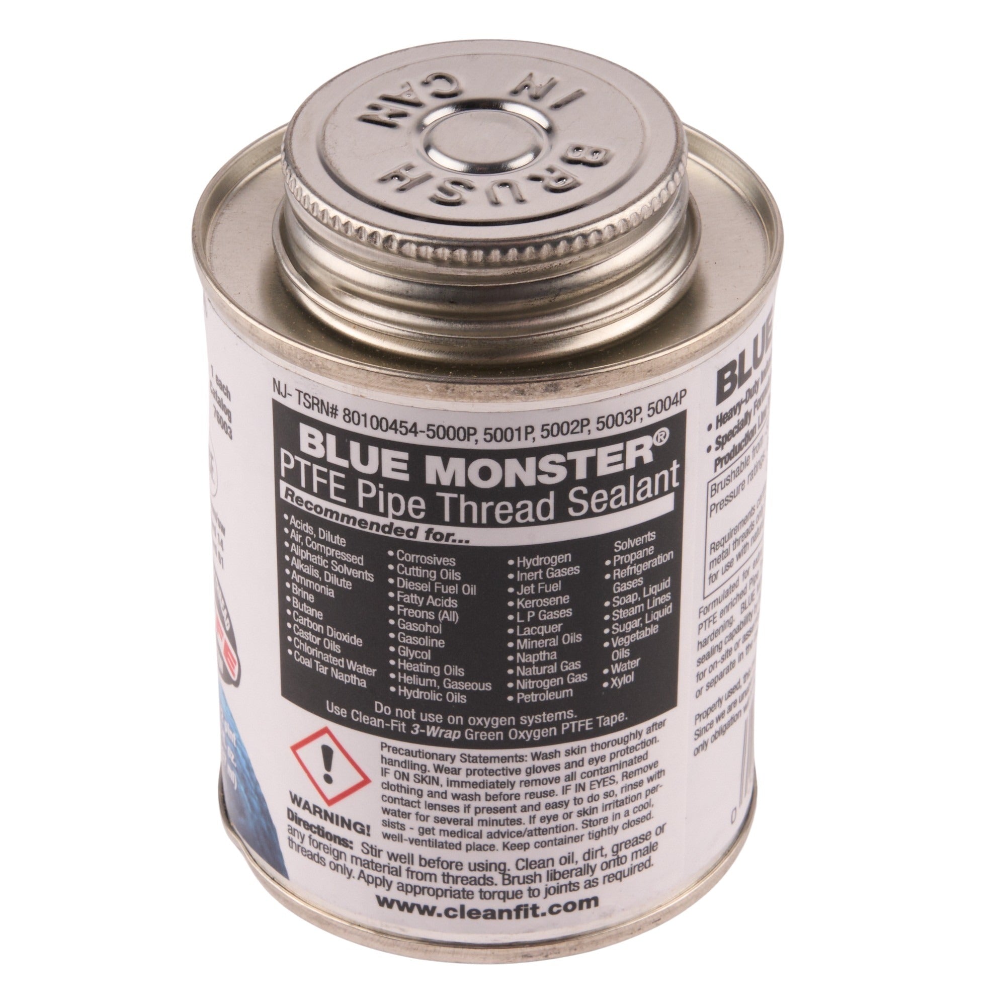 Blue Monster Heavy-Duty Industrial Grade Thread Sealant with PTFE 8 oz.