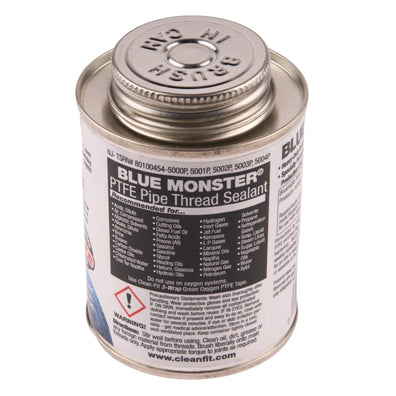 Blue Monster Heavy-Duty Industrial Grade Thread Sealant with PTFE 8 oz.