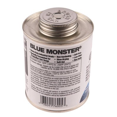 Blue Monster Heavy-Duty Industrial Grade Thread Sealant with PTFE 16 oz.