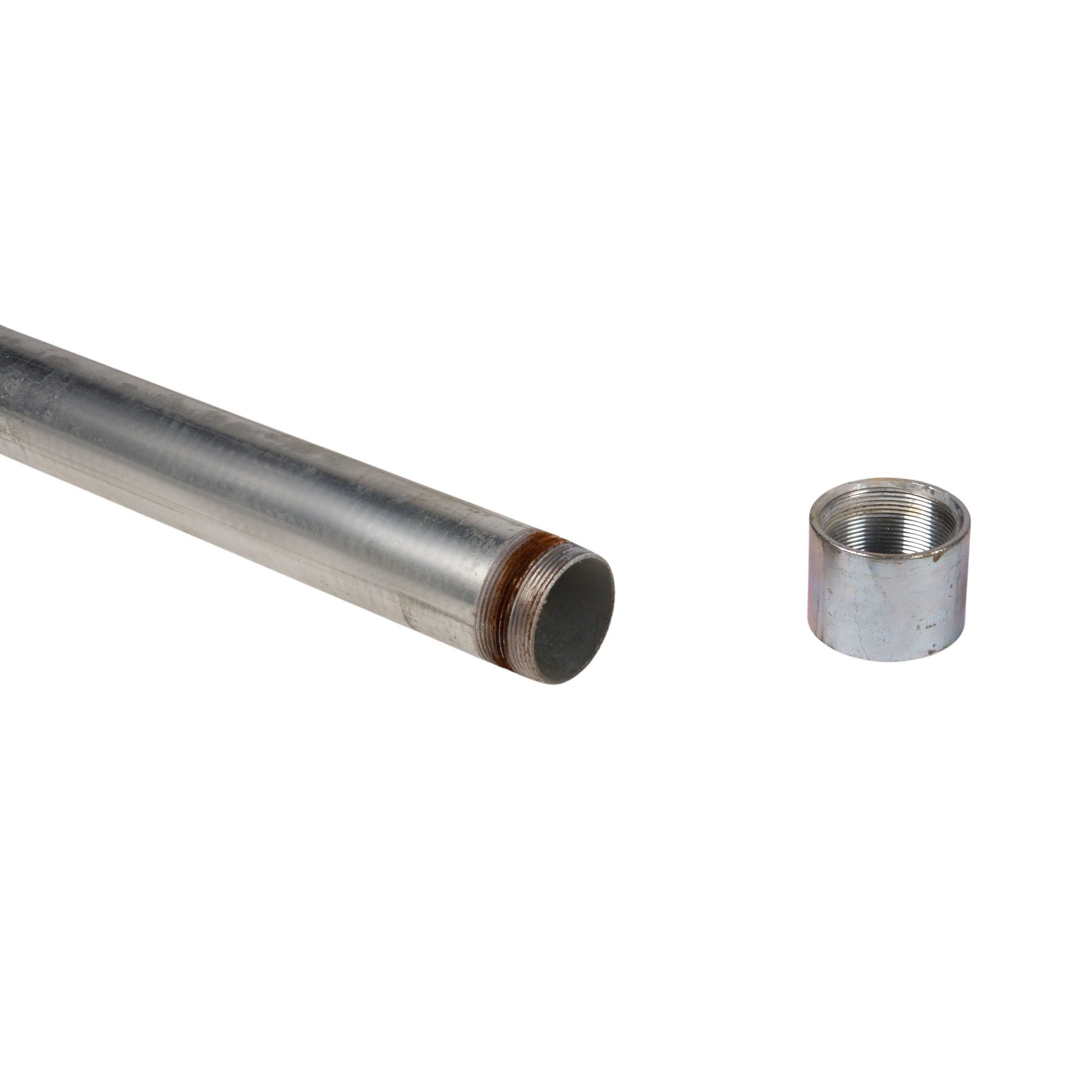 Galvanized Threaded & Coupled Steel Pipe 1-1/2" x 21'