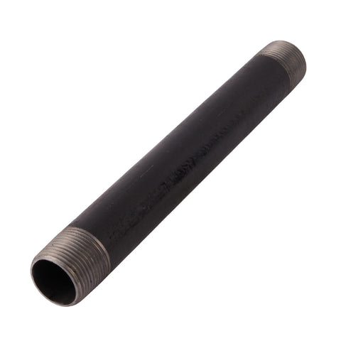 3/4" x 8" Black Nipple - APEX Supply Co.