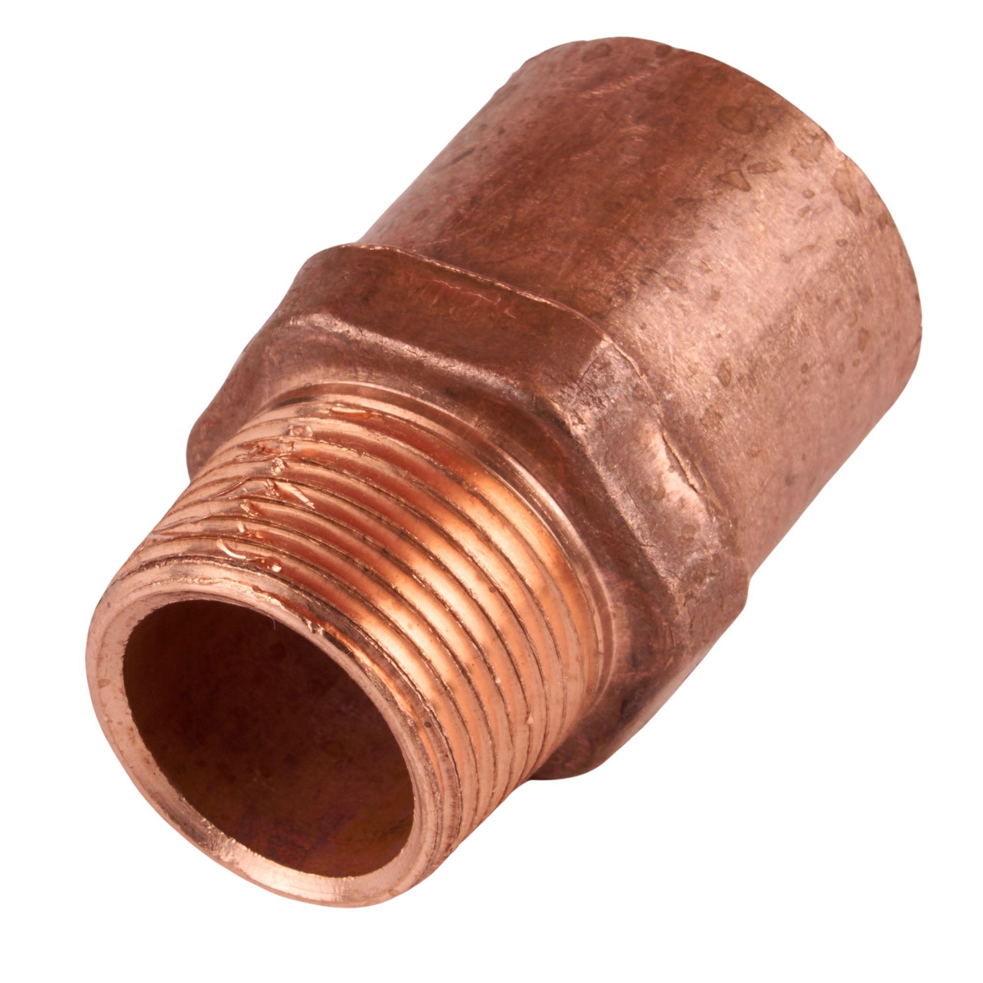 thumbnail image 2 of 10 Pack 1" Threaded Male Adapter MIP X C – Copper Pipe Fittings 2 of 5
