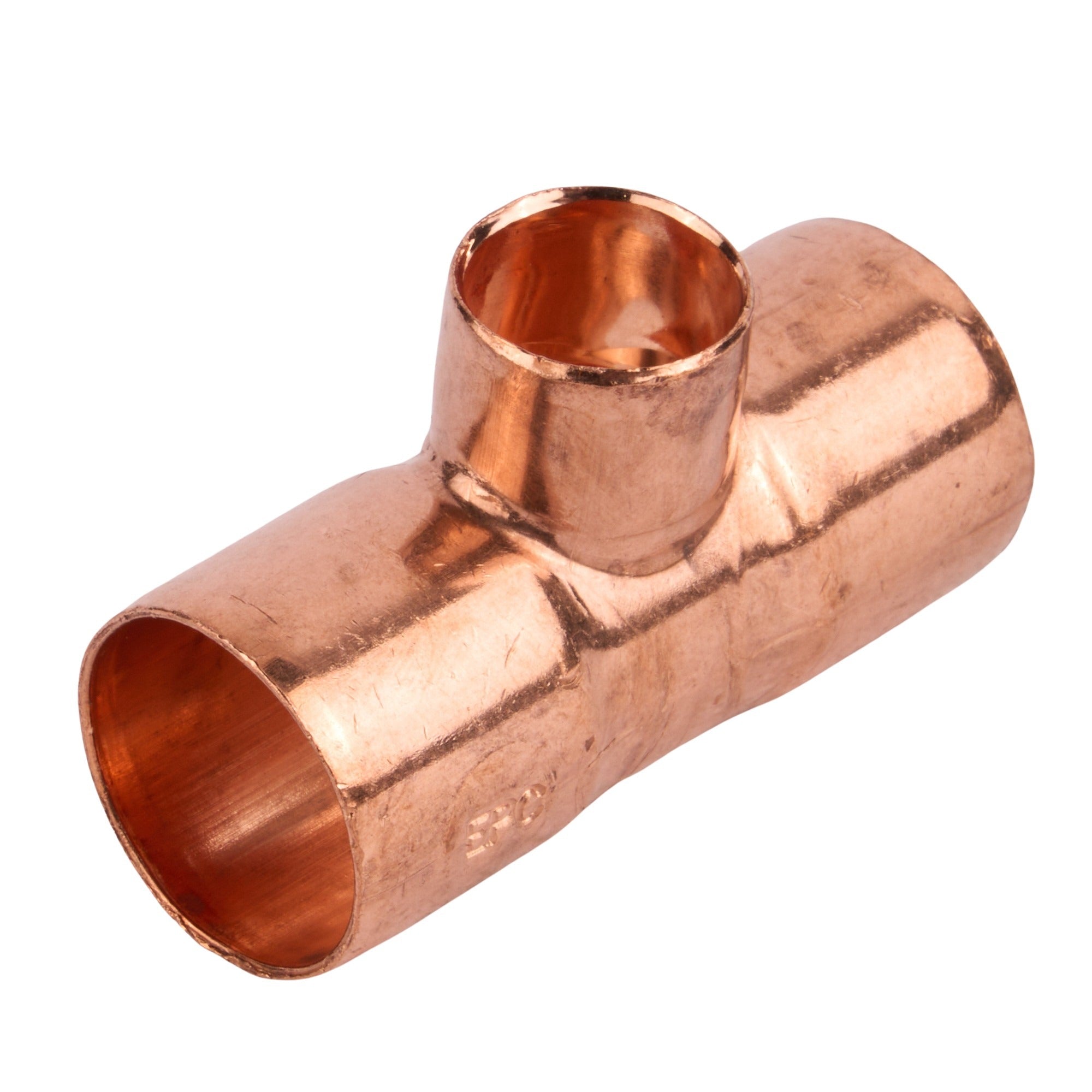 Copper Reducing Tee (C x C x C) 3/4" x 3/4" x 1/2"