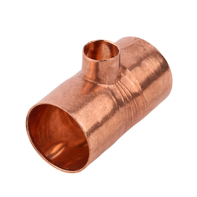 Copper Reducing Tee (C x C x C) 1-1/4" x 1-1/4" x 1/2"