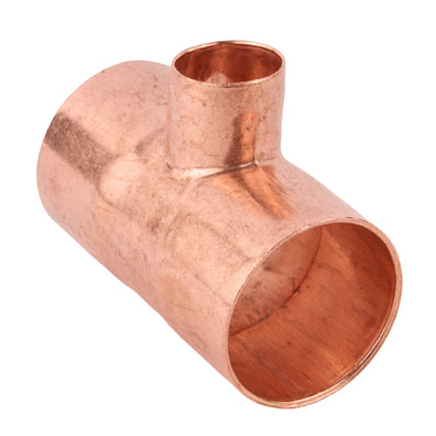 Copper Reducing Tee (C x C x C) 1-1/2" x 1-1/2" x 3/4"