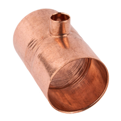 Copper Reducing Tee (C x C x C) 2" x 2" x 1/2"