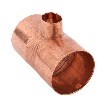 Copper Reducing Tee (C x C x C) 2" x 2" x 3/4"