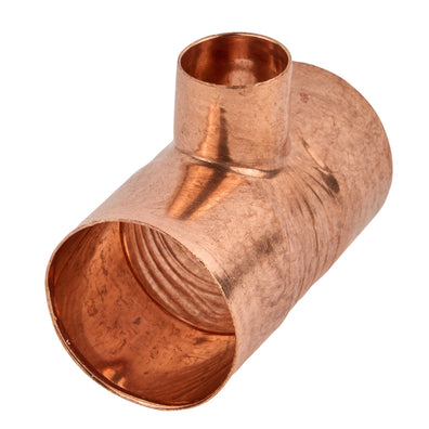Copper Reducing Tee (C x C x C) 2" x 2" x 1"