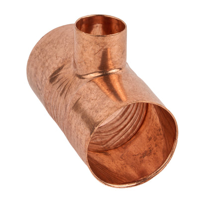 Copper Reducing Tee (C x C x C) 2" x 2" x 1"