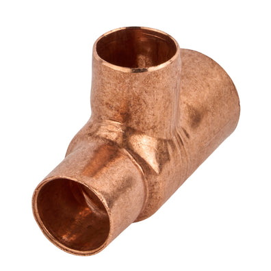 Copper Reducing Tee (C x C x C) 1" x 3/4" x 3/4"