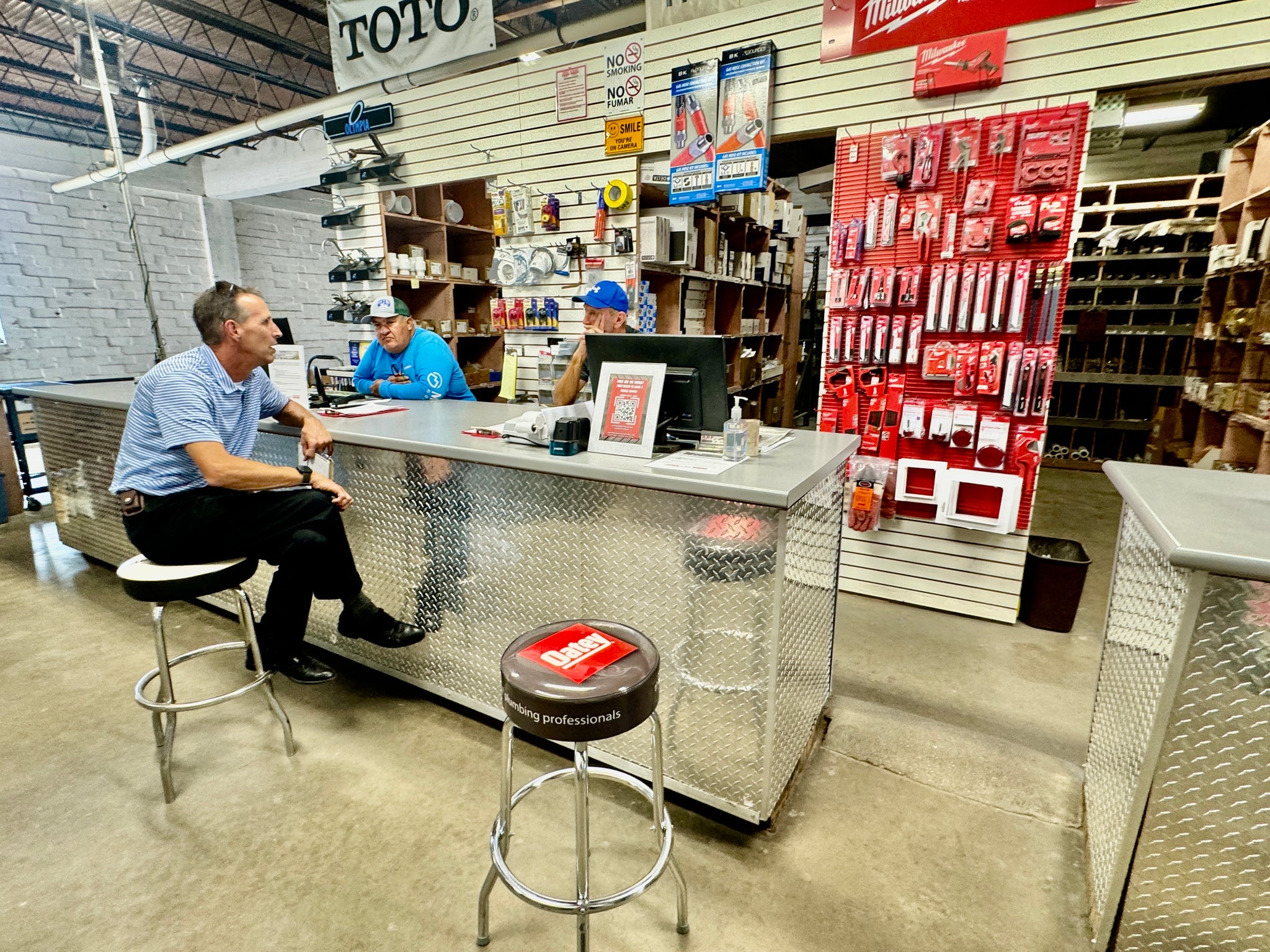 Economy Supply in Waco Texas helping a plumber