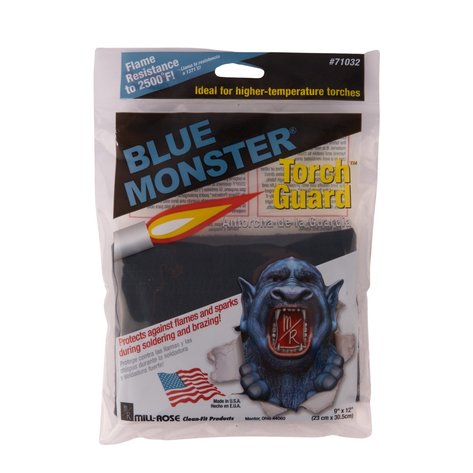 Blue Monster Torch-Guard Heat Shield (9" x 12")