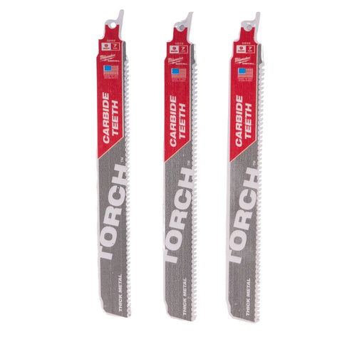 Milwaukee 9" Torch Carbine Teeth Metal Blade