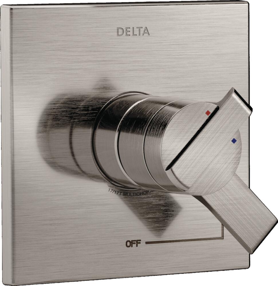 Delta Ara Monitor 17 Series Dual Function Pressure Balanced Valve Trim Only with Integrated Volume Control - Less Rough - In Valve - APEX Supply Co.