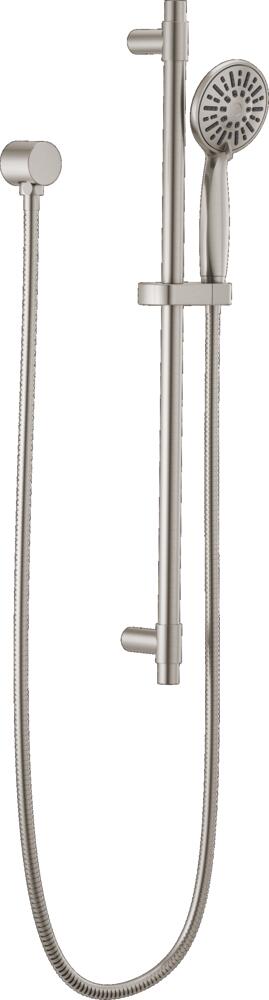 Delta Universal Showering Components 1.75 GPM Multi Function Hand Shower Package - Includes Slide Bar, Hose, and Wall Supply - APEX Supply Co.