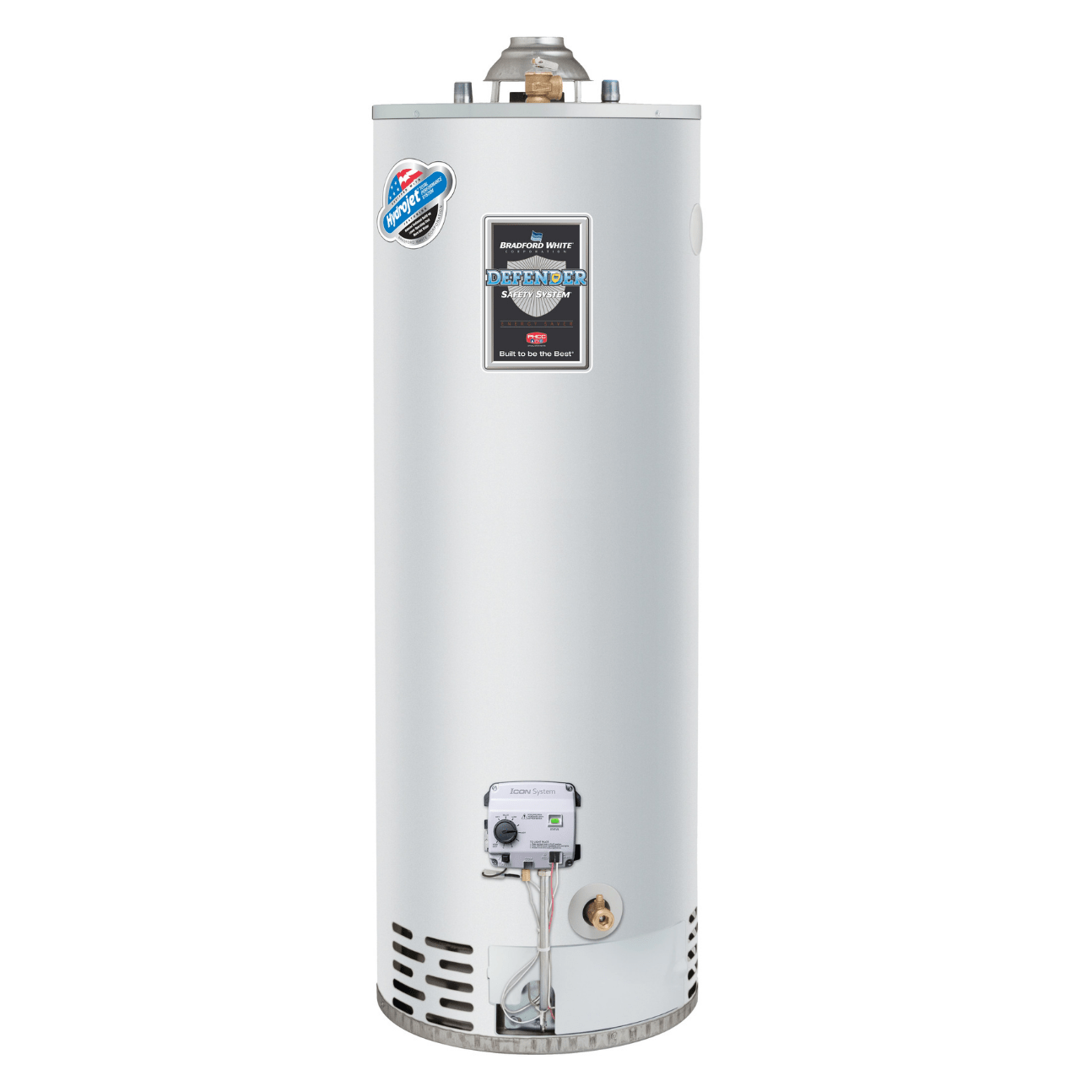 Bradford White 40 Gallon Water Heater Short 6 Year/6 Year Warrantee (Natural Gas) - APEX Supply Co.