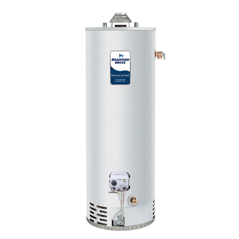 Bradford White 50 Gallon Water Heater Low Boy 6 Year/6 Year Warrantee (Natural Gas)
