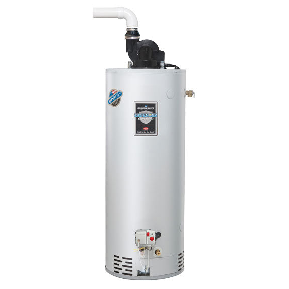 Bradford White 50 Gallon Water Heater Powervent 6 Year/6 Year Warrantee, 120 Volt Required (Natural Gas)