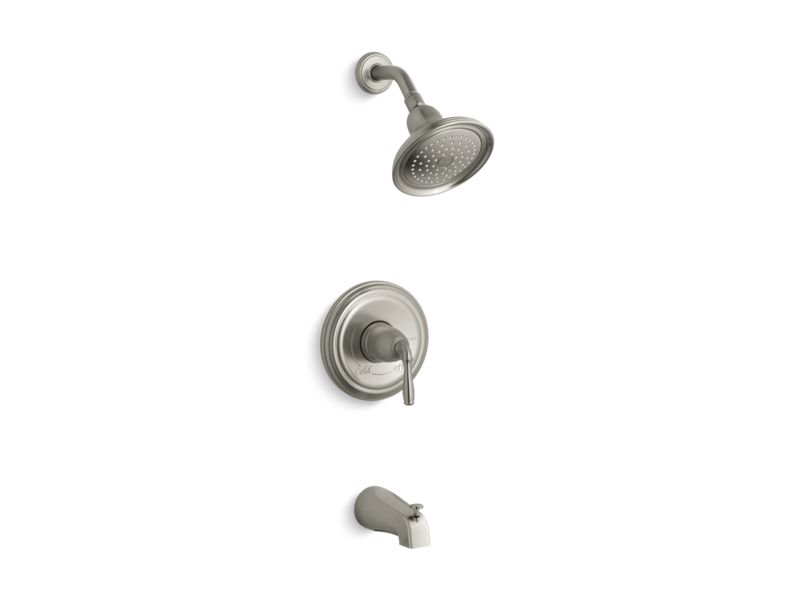 Kohler Devonshire Tub and Shower Trim Package with Single Function Shower Head and Rite - Temp Pressure Balancing Technology - APEX Supply Co.