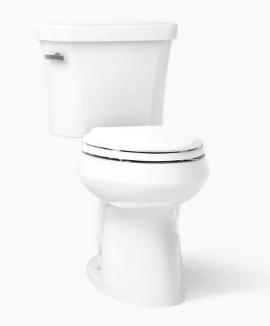 Kohler Highline 1.28 GPF Two - Piece Comfort Height Elongated Toilet with 14" Rough In from the Highline Collection - Seat Not Included - APEX Supply Co.