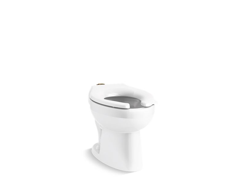 Kohler Wellcomme Ultra Floor Mounted Top Spud Flushometer Bowl - APEX Supply Co.
