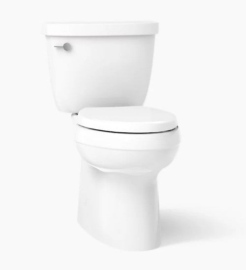 Kohler Cimarron Comfort Height 1.28 GPF Two - Piece Elongated Toilet with Fully Skirted Trapway and AquaPiston Flushing Technology - APEX Supply Co.