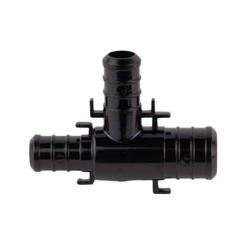 PEX Polymer Crimp Reducing Tee 3/4" x 1/2" x 1/2"