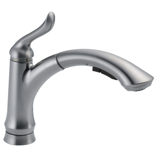 Delta Linden Pull - Out Kitchen Faucet with Temporary Flow Increase & Optional Base Plate - APEX Supply Co.