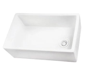 Barclay FS30 30 Farmer Sink 29 1/2 w x 18 d x 10 h - White - APEX Supply Co.