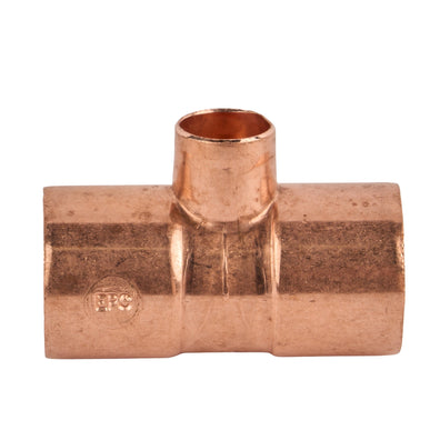 Copper Reducing Tee (C x C x C) 1" x 1" x 1/2"