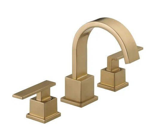 Delta Vero Widespread Bathroom Faucet with Pop - Up Drain Assembly - Limited Lifetime Warranty - APEX Supply Co.