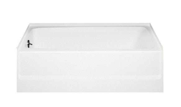 Swan White Veritek Bathtub Alcove Walls, Left Hand - APEX Supply Co.
