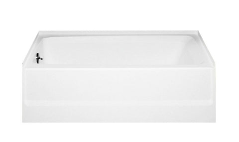 Swan White Veritek Bathtub Alcove Walls, Left Hand - APEX Supply Co.