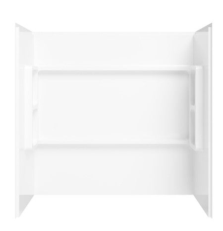 Swan White Veritek Tub and Shower Kit Alcove, Includes 1 Backwall and 2 Sidewalls - APEX Supply Co.