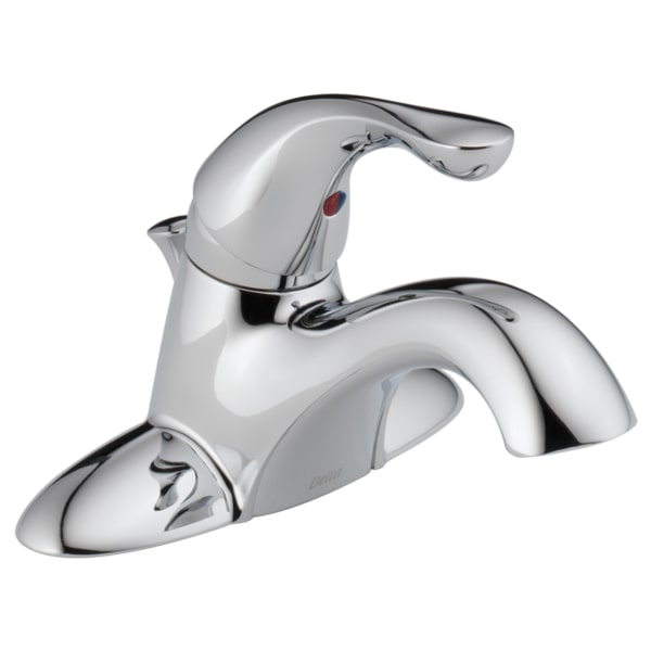 Delta Classic Centerset Bathroom Faucet with Metal Push Pop - Up Drain Assembly - Lifetime Warranty - APEX Supply Co.