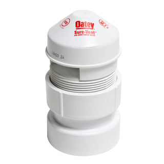 Sure-Vent 1-1/2" x 2" PVC Air Admittance Valve with 160 DFU Branch and 24 DFU Stack 1.5" - 2"