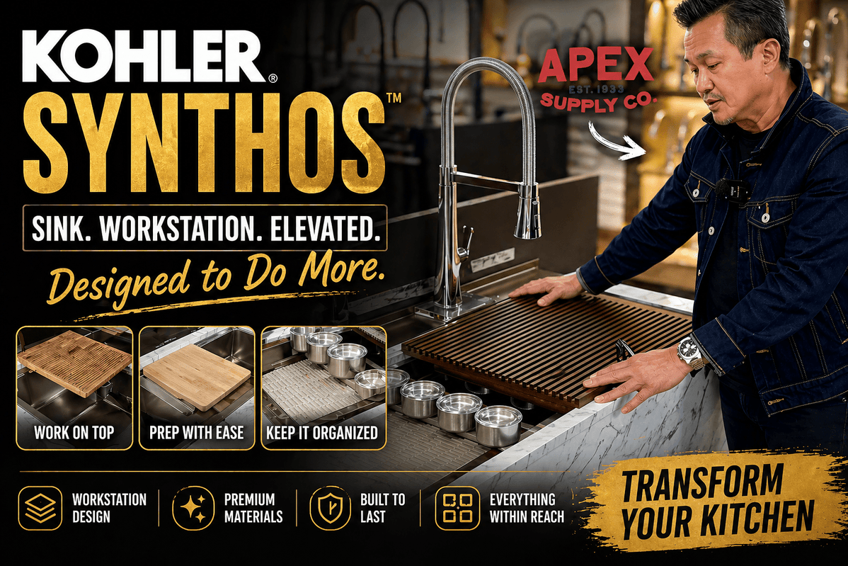 Why Kohler Workstation Sinks Are One of the Smartest Kitchen Upgrades You Can Make - APEX Supply Co.