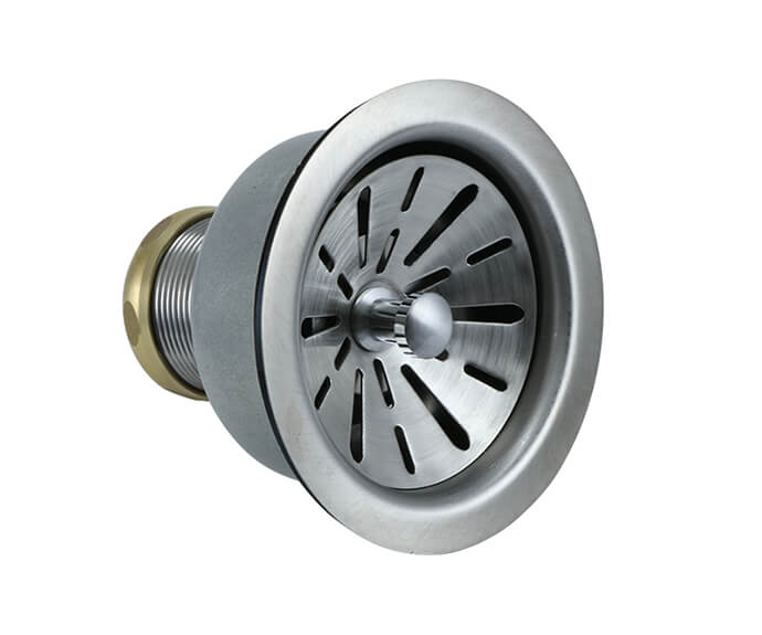 Mt310Brn Mountain Plumbing Contemporary Basket Strainer Brushed Nickel - APEX Supply Co.