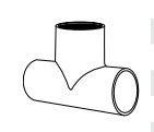 PVC Schedule 40 Tee (Socket x Socket x FIP) - APEX Supply Co.