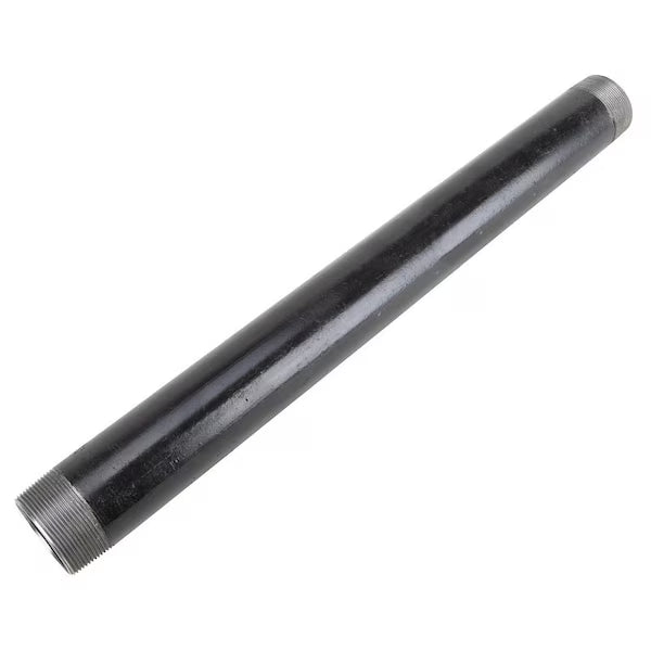 2" x 24" Black Nipple