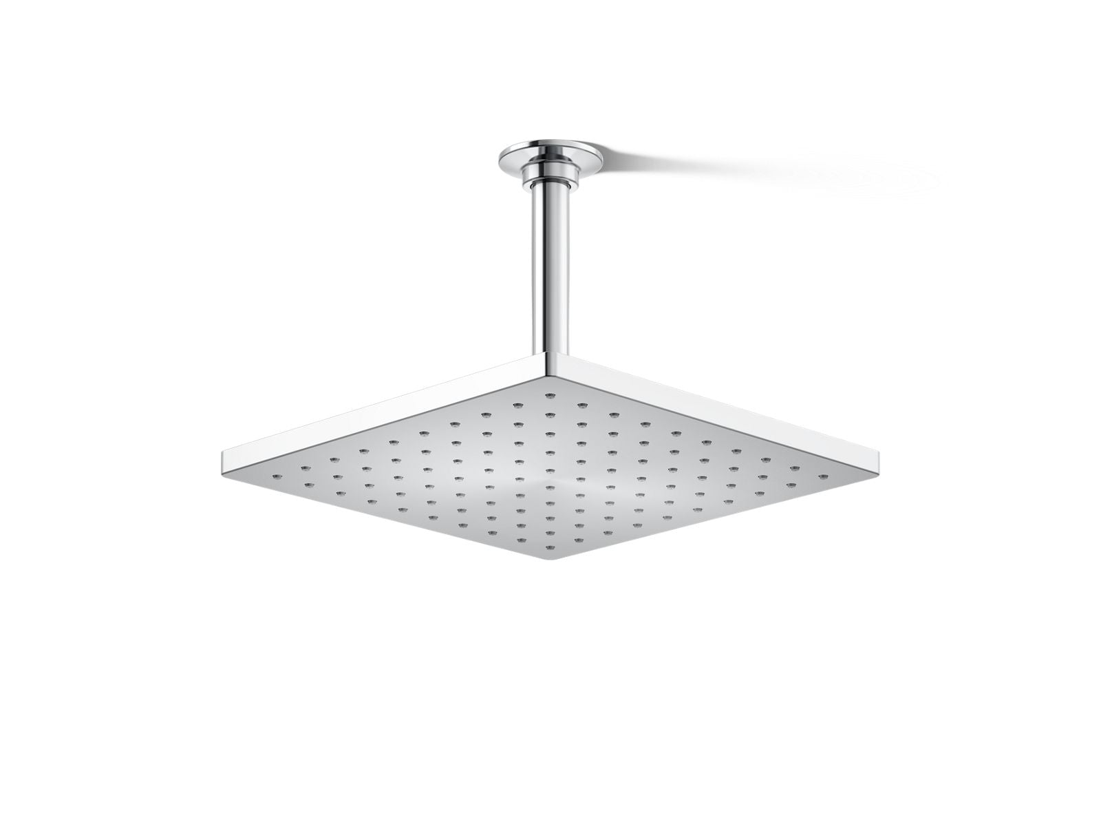 Kohler Honesty Square 10" Single Function 2.5 GPM Rainhead with MasterClean Sprayface - APEX Supply Co.