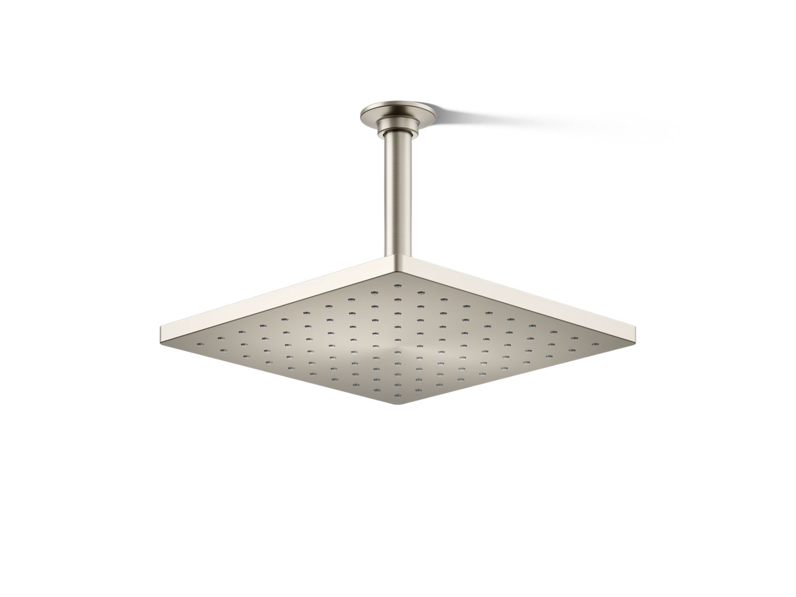 Kohler Honesty Square 10" Single Function 2.5 GPM Rainhead with MasterClean Sprayface - APEX Supply Co.