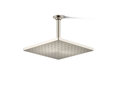Kohler Honesty Square 10" Single Function 2.5 GPM Rainhead with MasterClean Sprayface - APEX Supply Co.
