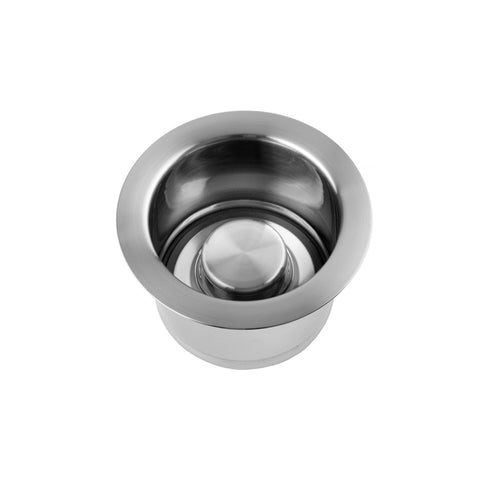 Extra Deep Disposal Flange with Stopper, Matte Black - APEX Supply Co.