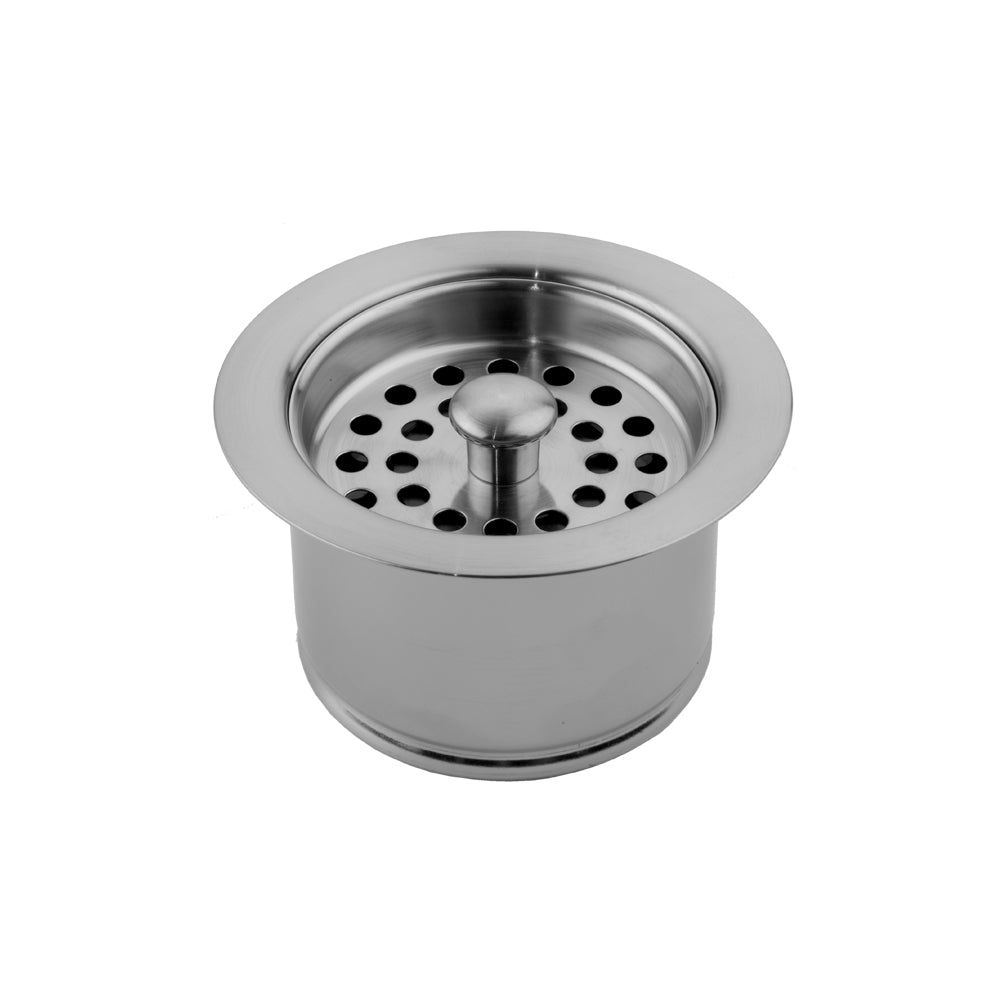 Extra Deep Disposal Flange with Strainer, Matte Black - APEX Supply Co.