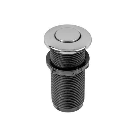 Extra Long Waste Disposal Round Air Switch, Matte Black - APEX Supply Co.