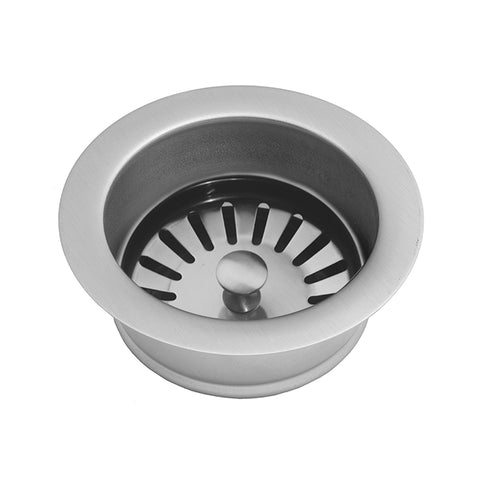 Disposal Flange with Strainer, Satin Brass - APEX Supply Co.
